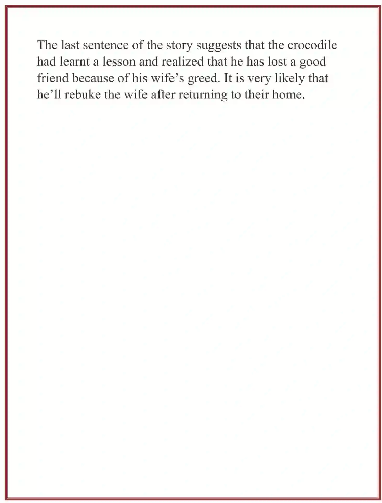 NCERT-Solution-Class-6-English-Chapter-6-The-Monkey-and-the-Crocodile-3826-page-4