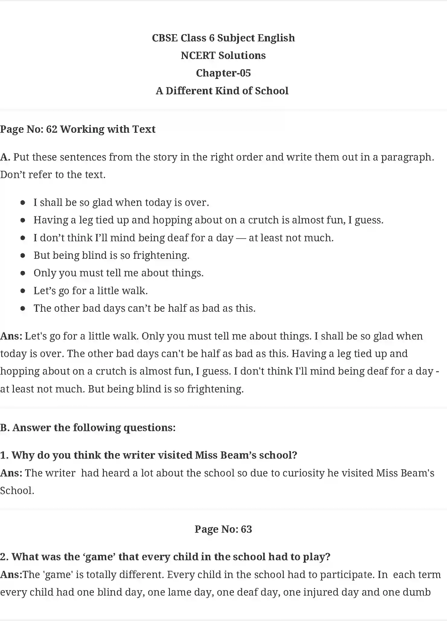 NCERT-Solution-Class-6-Honeysuckle-A-Different-Kind-of-School-5339-page-1