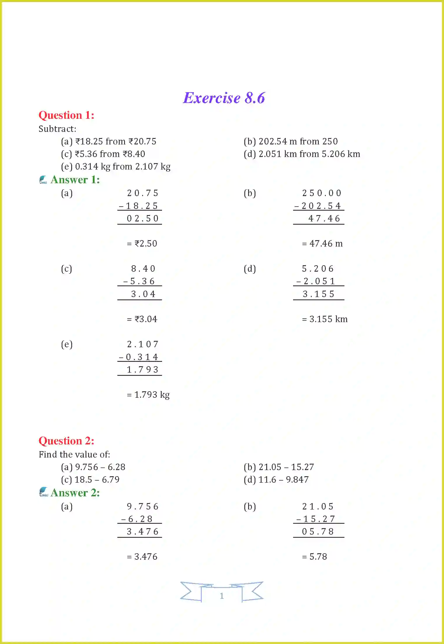 NCERT-Solution-Class-6-Maths-Chapter-8-Decimals-1626-page-20