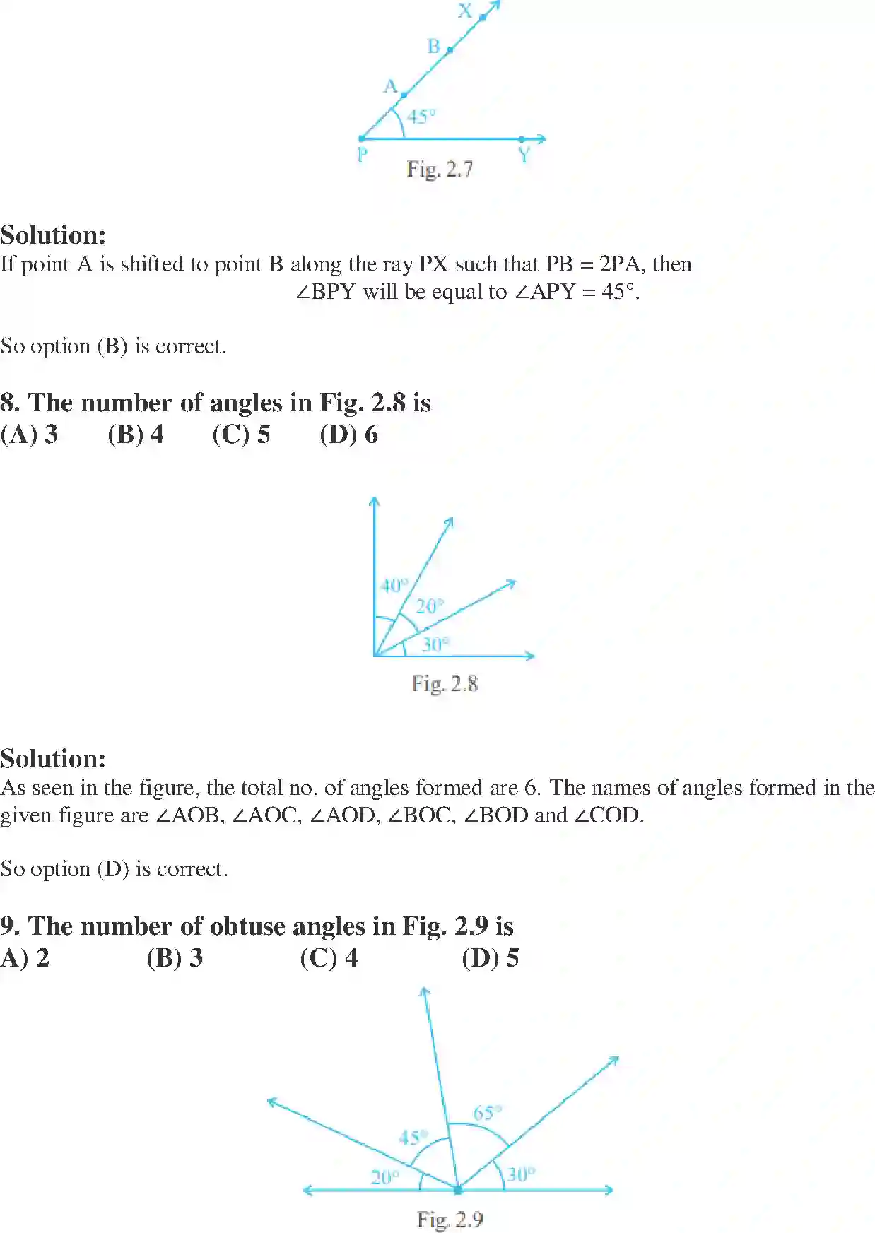 Class 6 Maths Exemplar Geometry Solution