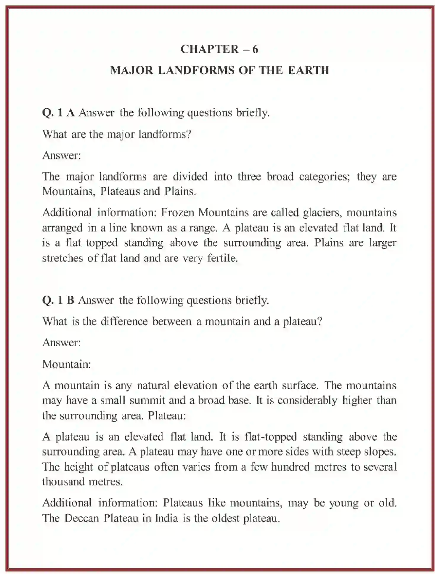 NCERT-Solution-Class-6-Social-Science-Geography-Chapter-6-Major-Landforms-of-the-Earth-1674-page-1
