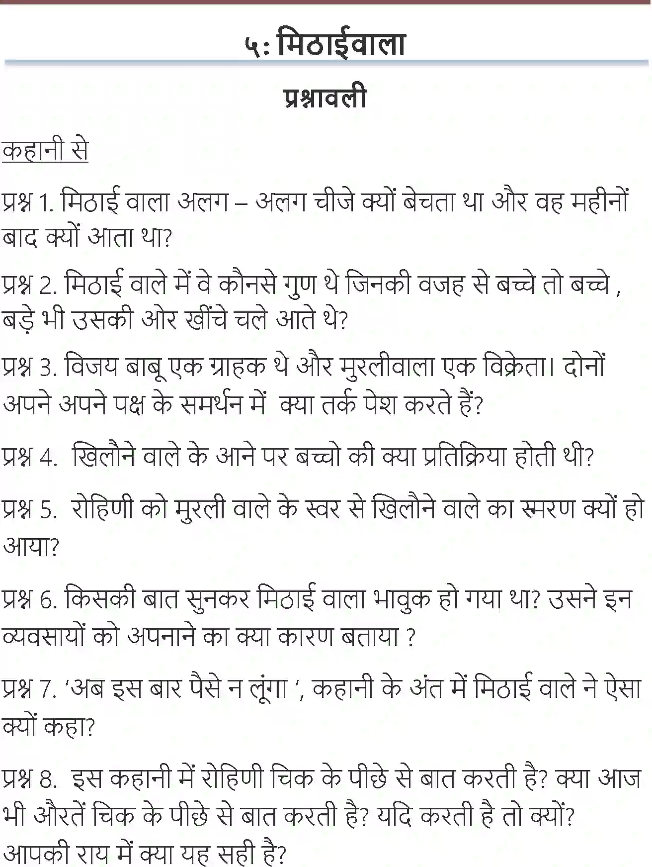NCERT-Solution-Class-7-Hindi-Vasant-Mithaiwala-3730-page-1