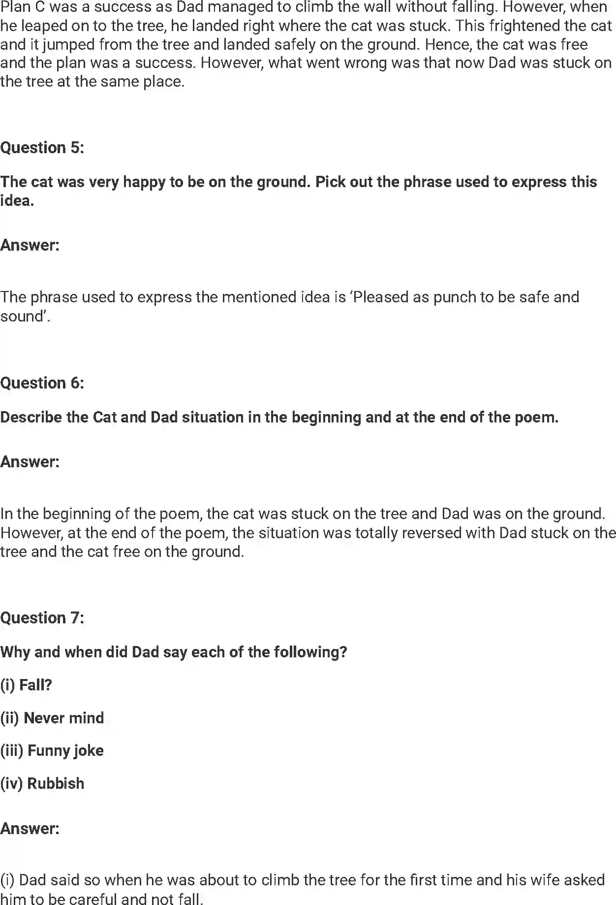 NCERT-Solution-Class-7-Honeycomb-Dad-and-the-Cat-and-the-Tree-Poem-5231-page-2