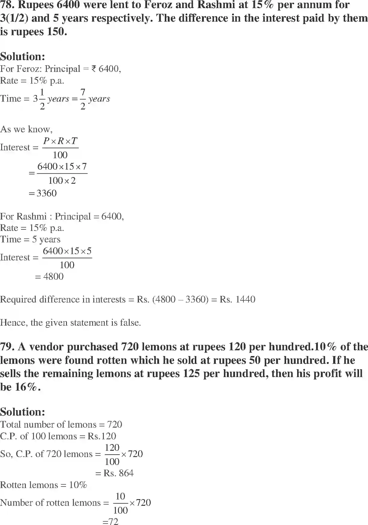 NCERT-Solution-Class-7-Maths-Exemplar-Comparing-Quantities-Exemplar-1595-page-26