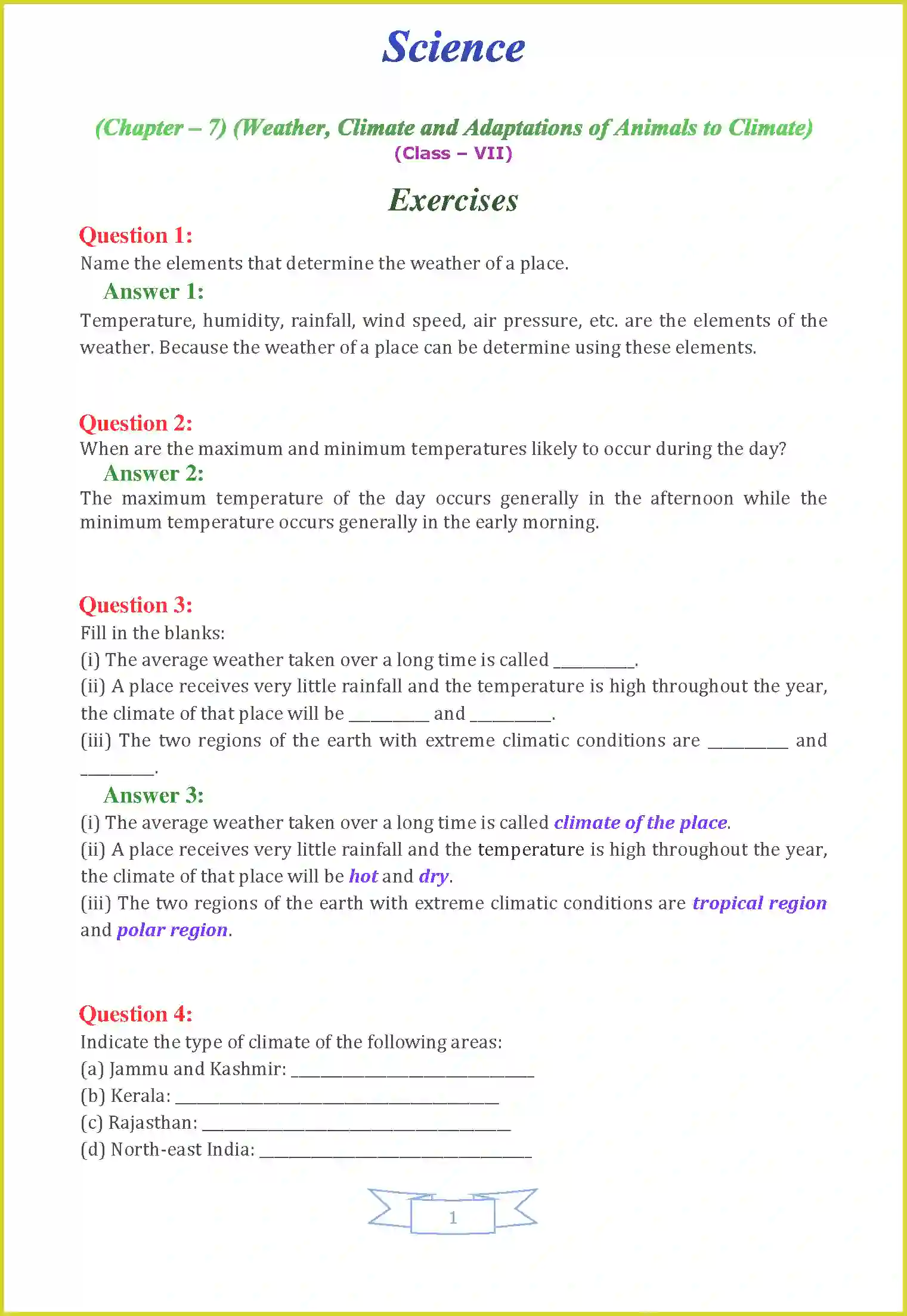 NCERT-Solution-Class-7-Science-Chapter-7-Weather-Climate-and-Adaptations-of-Animals-of-Climate-3656-page-1