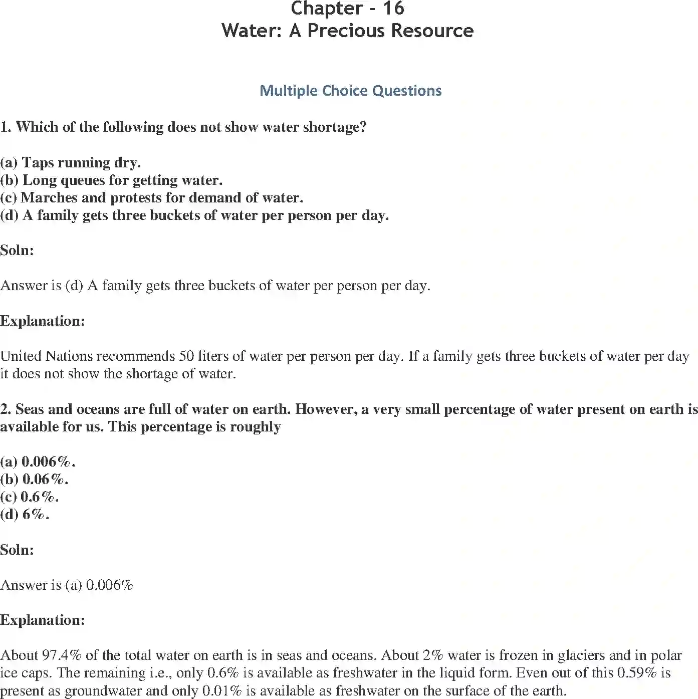 NCERT-Solution-Class-7-Science-Exemplar-Water-A-Precious-Resource-Exemplar-3788-page-1