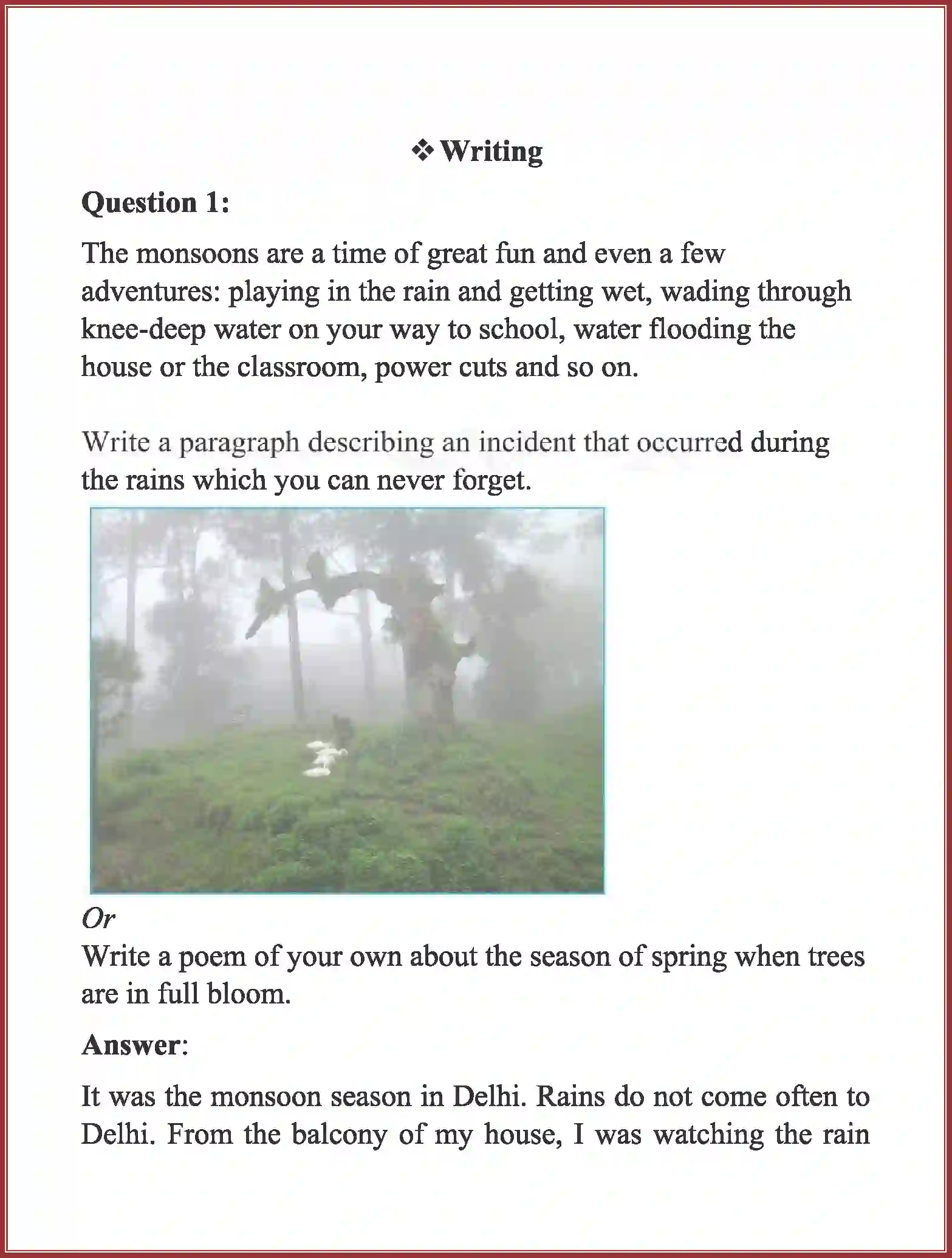 NCERT-Solution-Class-8-English-Honeydew-A-Short-Monsoon-Diary-1336-page-13