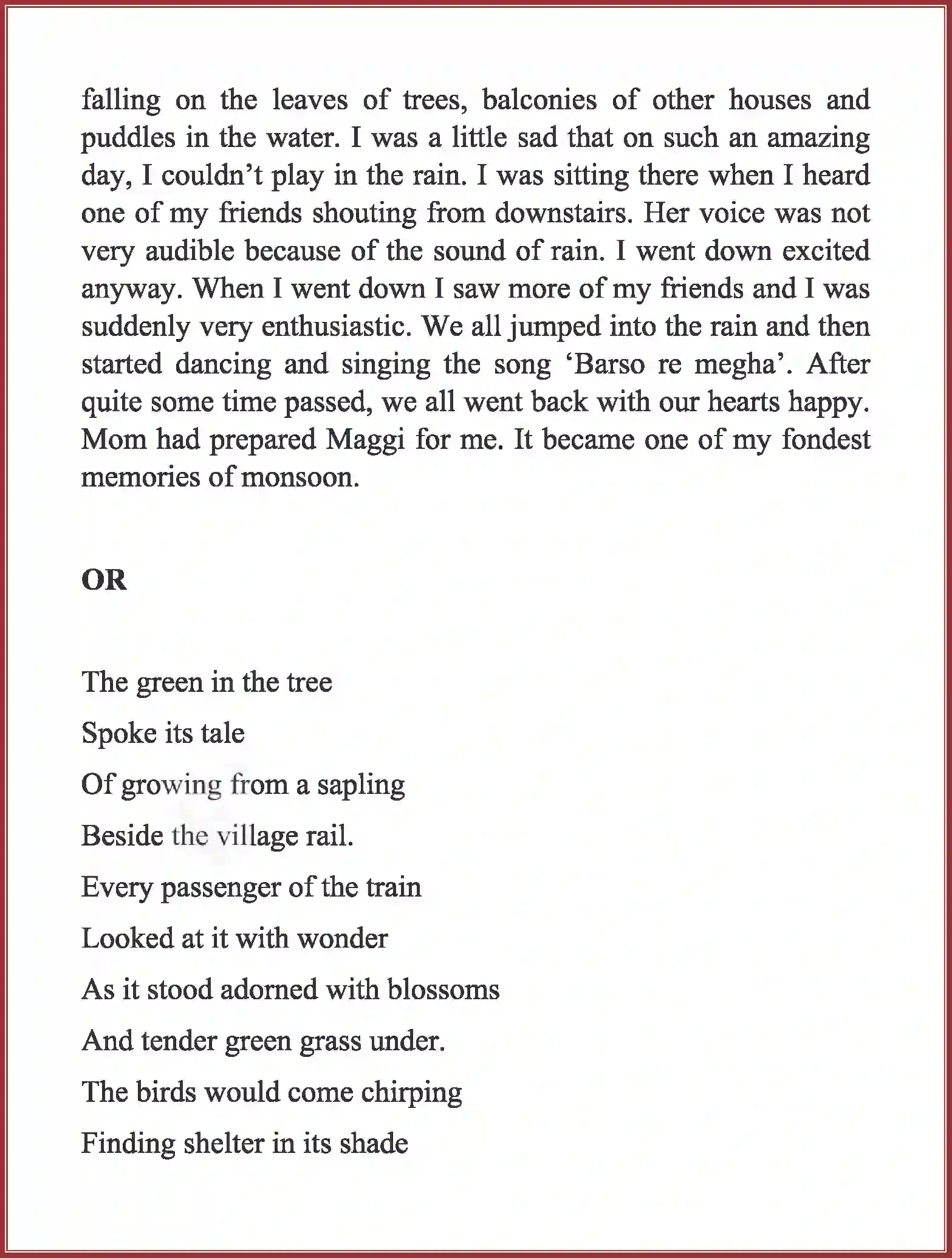 NCERT-Solution-Class-8-English-Honeydew-A-Short-Monsoon-Diary-1336-page-14