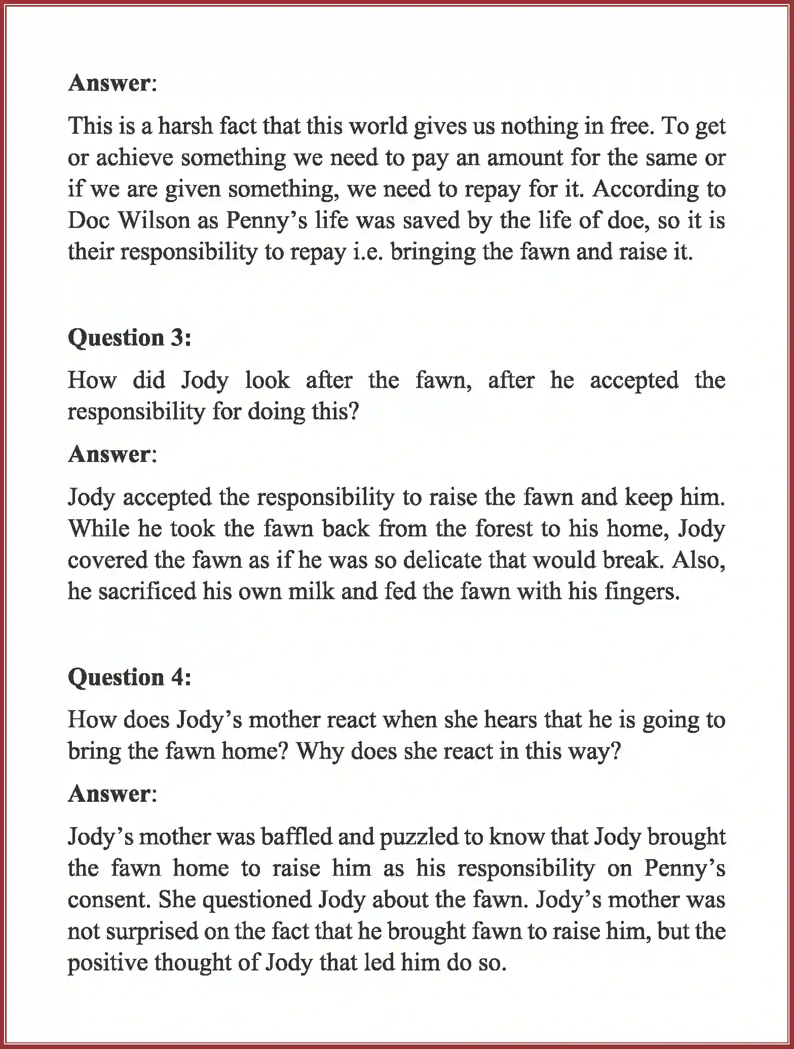 NCERT-Solution-Class-8-English-Honeydew-This-is-Jody’s-Fawn-1334-page-6
