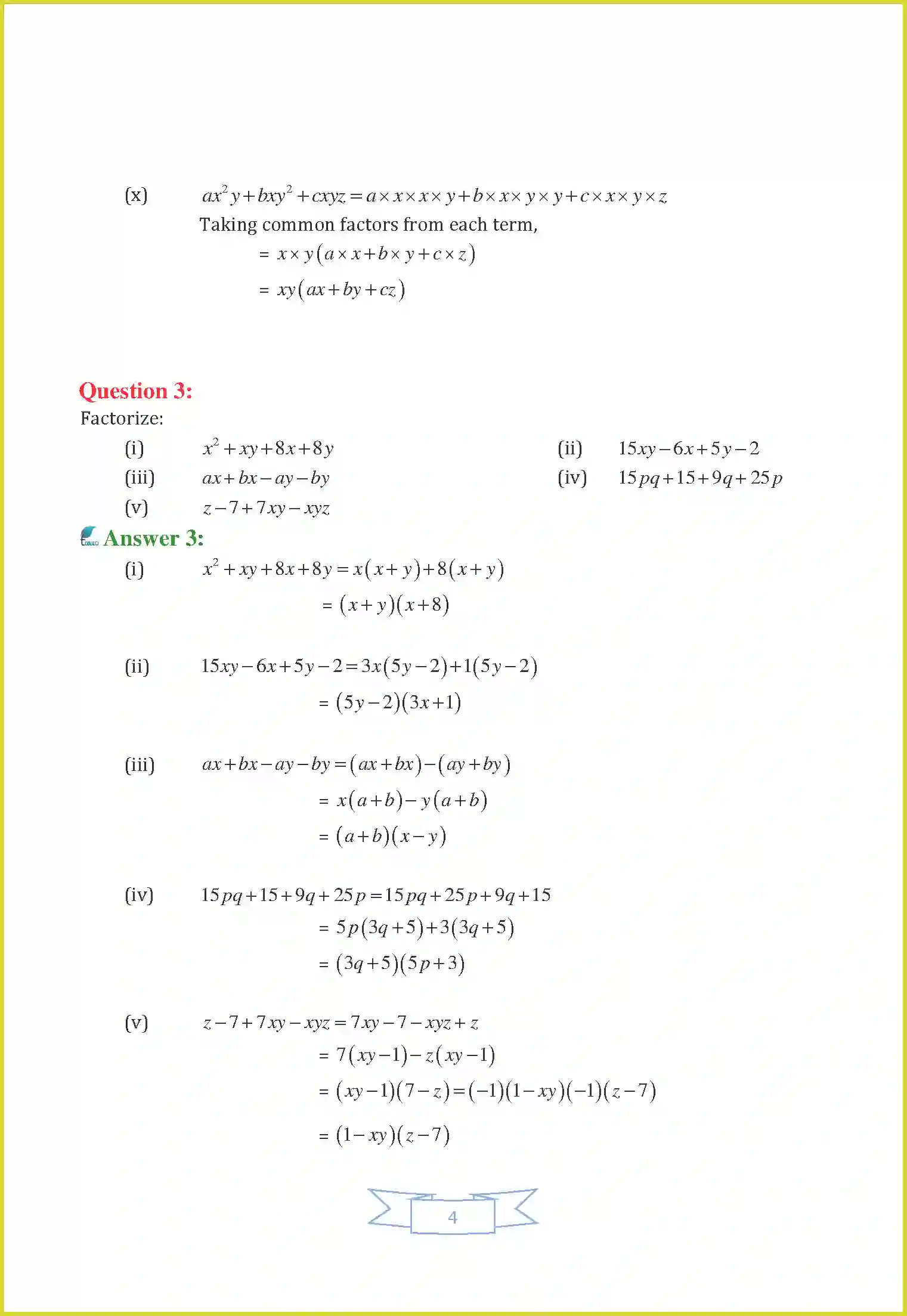 NCERT-Solution-Class-8-Maths-Chapter-14-Factorization-3458-page-4