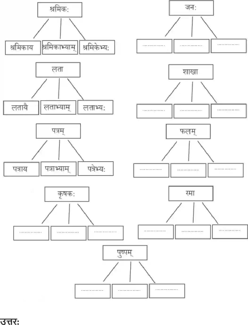 NCERT-Solution-Class-9-Abhyasvan-Bhav-Karkopapadvibhakti-1266-page-10