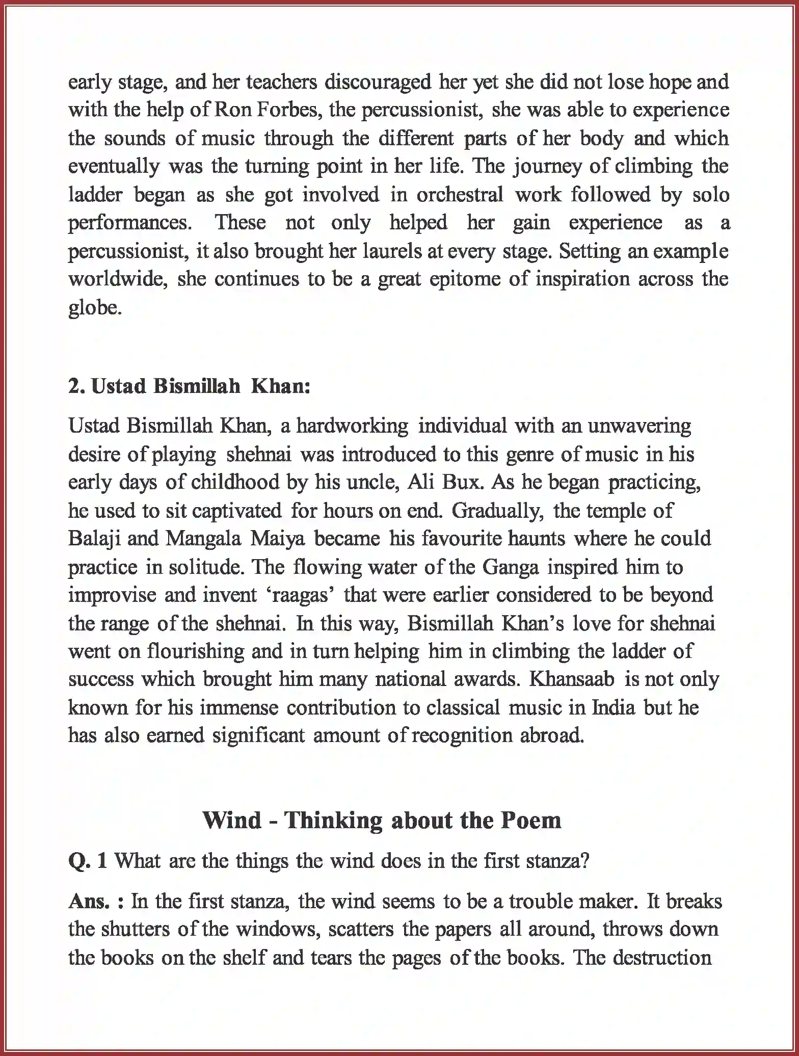 NCERT-Solution-Class-9-English-Beehive-The-Sound-of-Music-3301-page-12