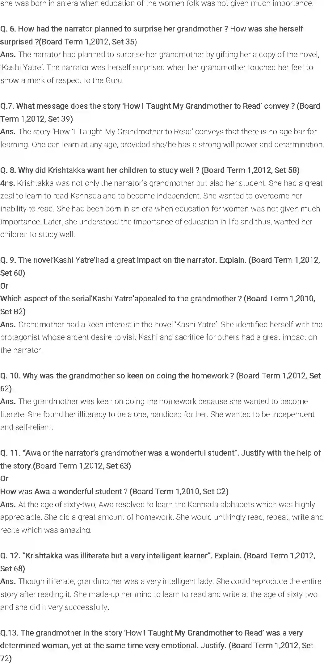 NCERT-Solution-Class-9-English-Literature-Reader-Chapter-1-How-I-Taught-My-Grandmother-to-Read-3319-page-4