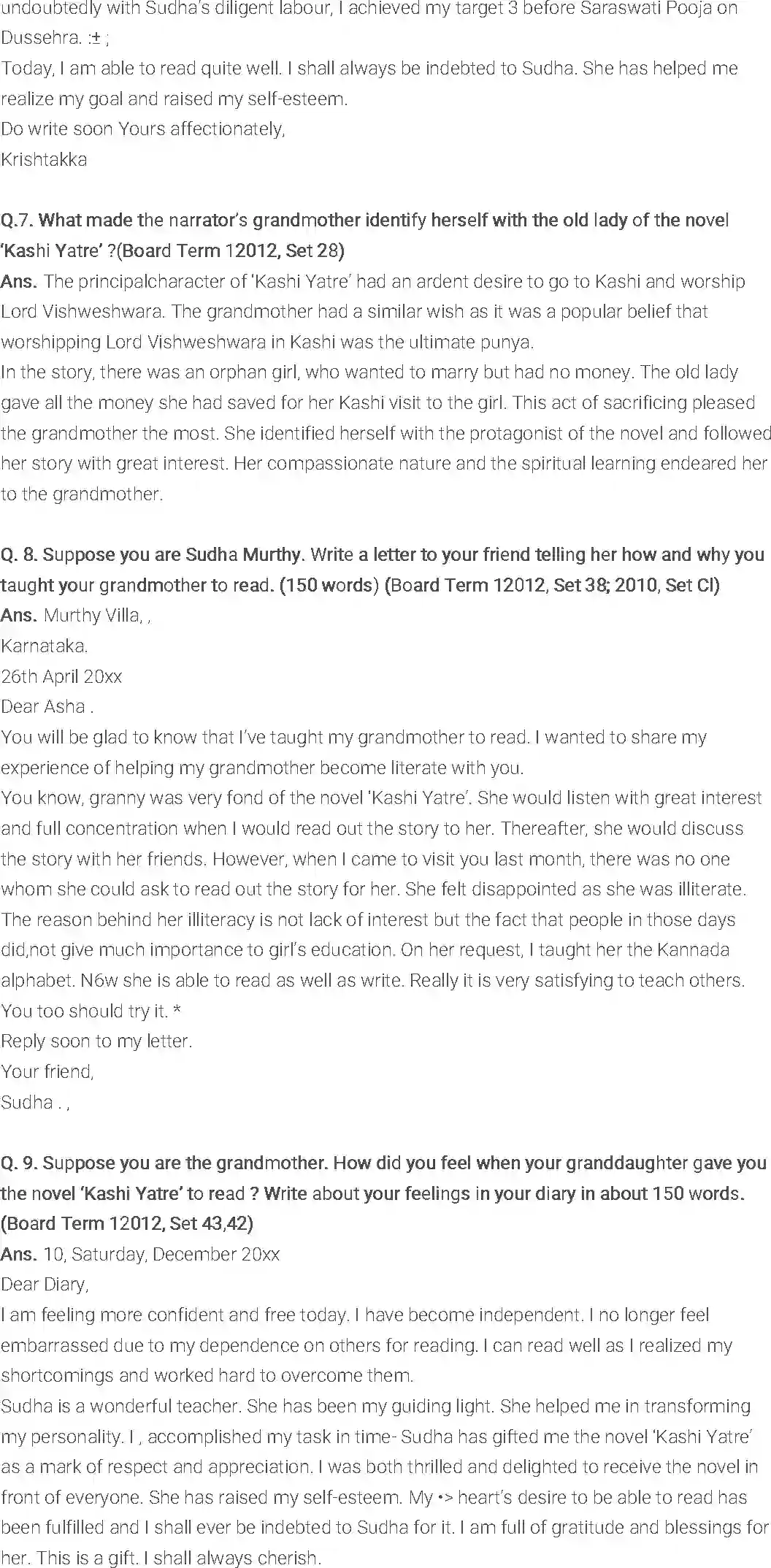 NCERT-Solution-Class-9-English-Literature-Reader-Chapter-1-How-I-Taught-My-Grandmother-to-Read-3319-page-8