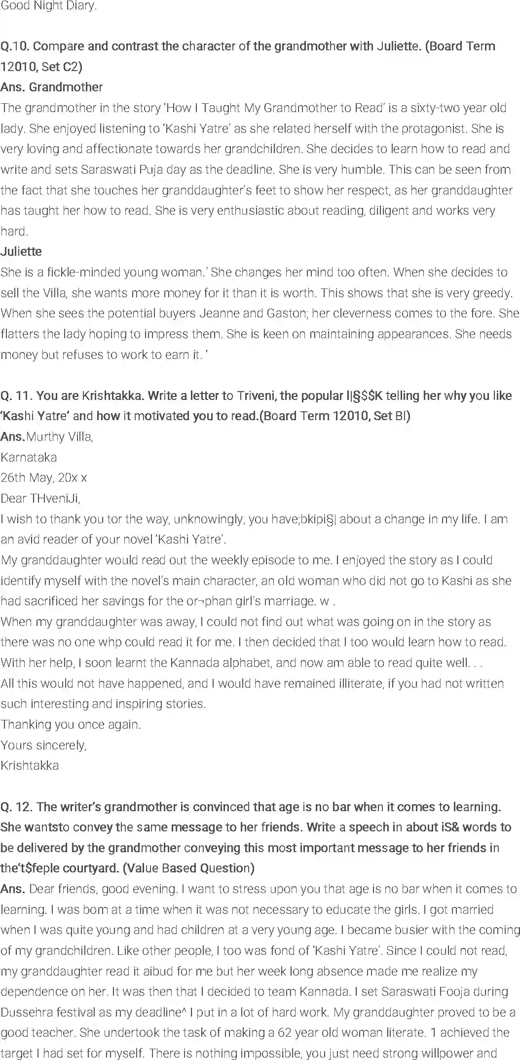 NCERT-Solution-Class-9-English-Literature-Reader-Chapter-1-How-I-Taught-My-Grandmother-to-Read-3319-page-9