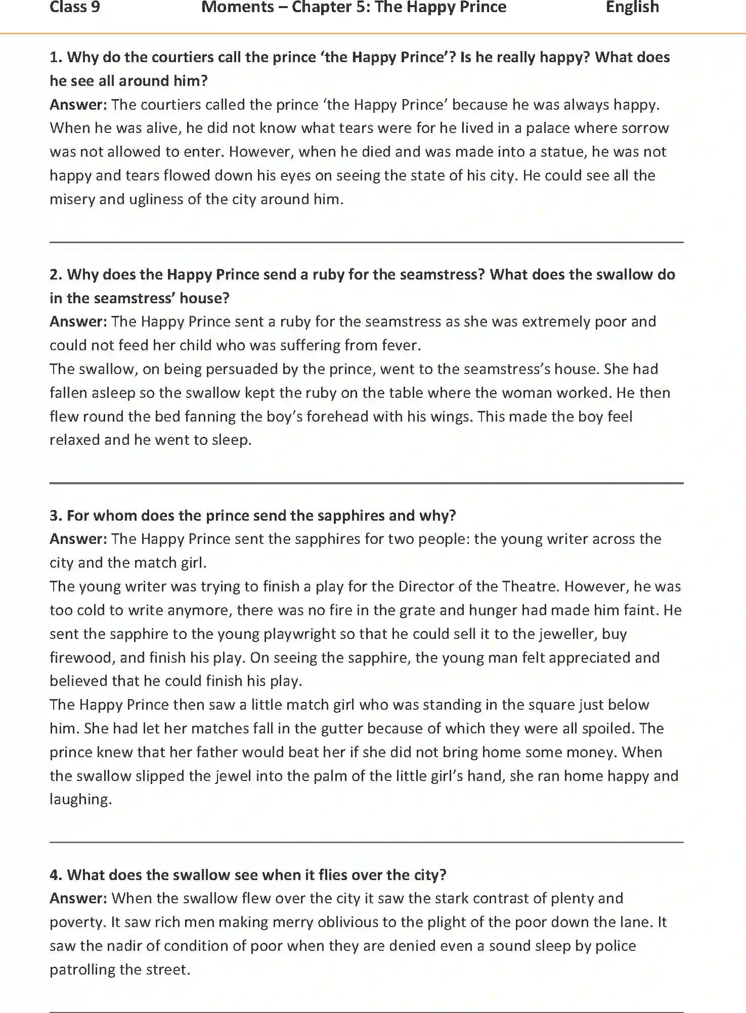 NCERT-Solution-Class-9-English-Moments-Chapter-5-The-Happy-Prince-1121-page-1