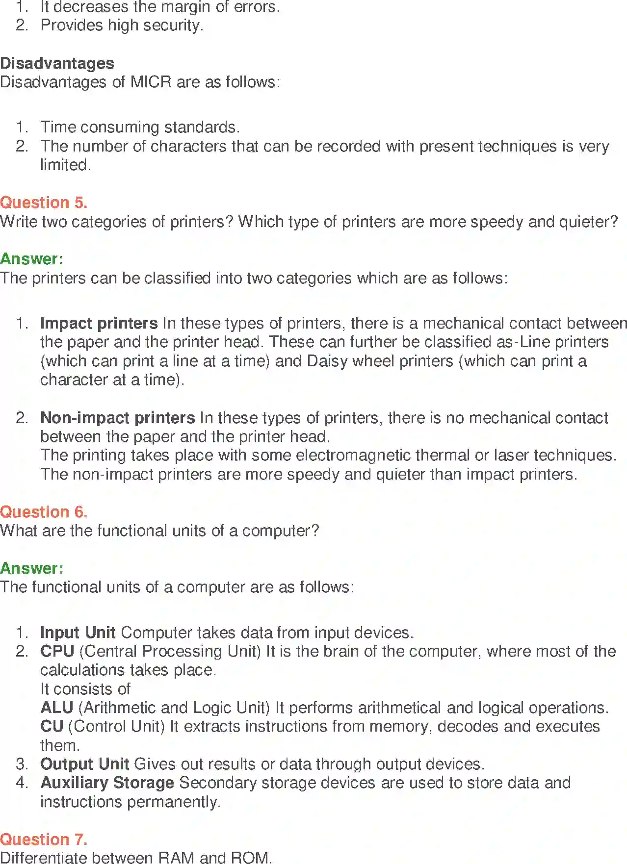 NCERT-Solution-Class-9-Foundation-of-Information-Technology-Computer-System-Organisation-3371-page-7