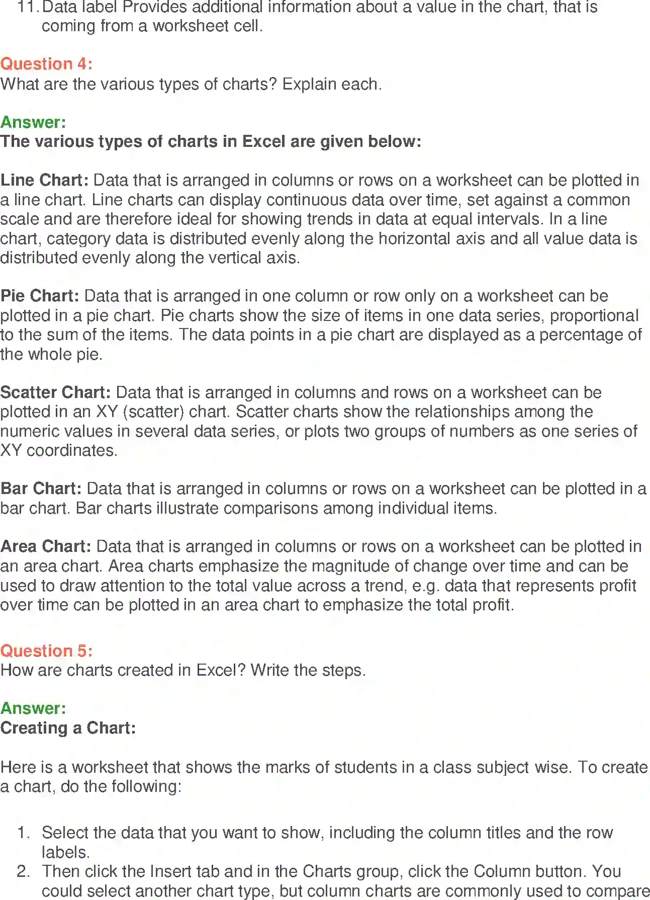 NCERT-Solution-Class-9-Foundation-of-Information-Technology-MSExcel-2007-1208-page-9
