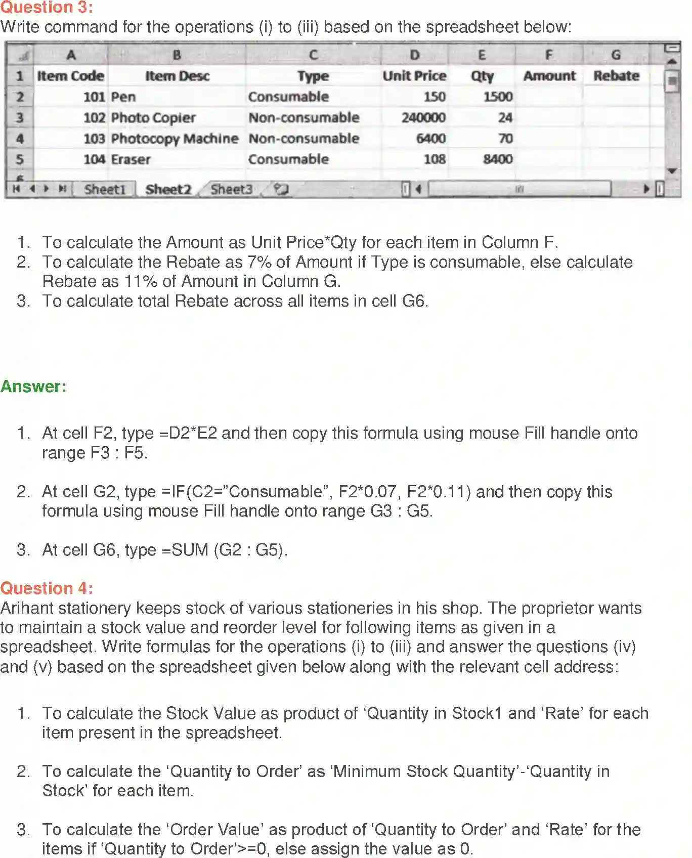 NCERT-Solution-Class-9-Foundation-of-Information-Technology-MSExcel-2007-3380-page-11