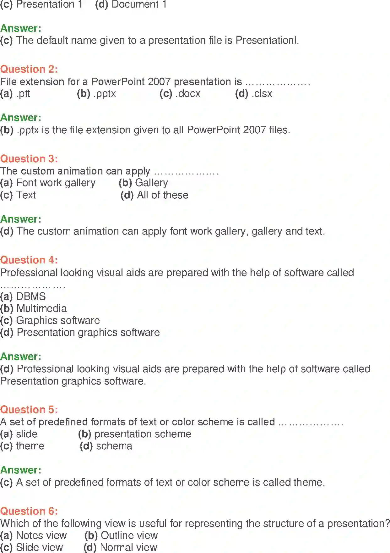 NCERT-Solution-Class-9-Foundation-of-Information-Technology-MSPower-Point-2007-3379-page-12