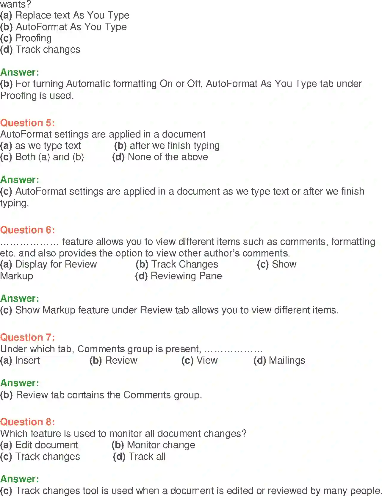 NCERT-Solution-Class-9-Foundation-of-Information-Technology-MSWord-2007-Advanced-3378-page-16