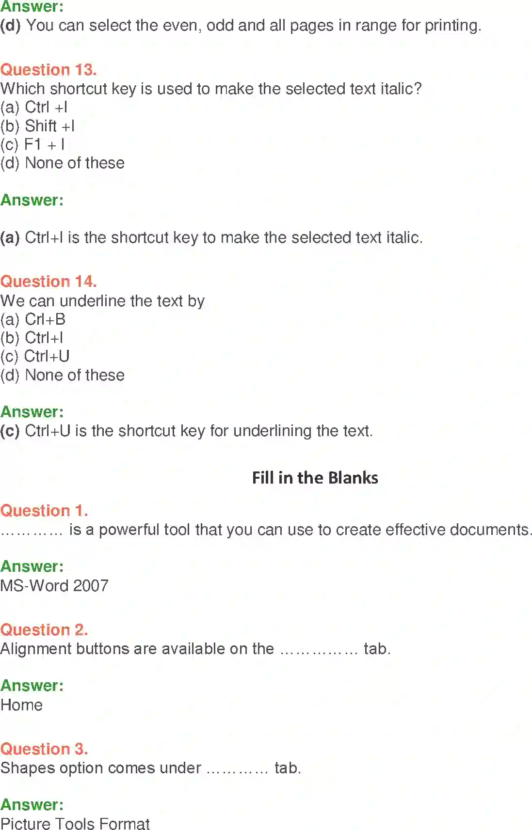 NCERT-Solution-Class-9-Foundation-of-Information-Technology-MSWord-2007-Basics-1205-page-15