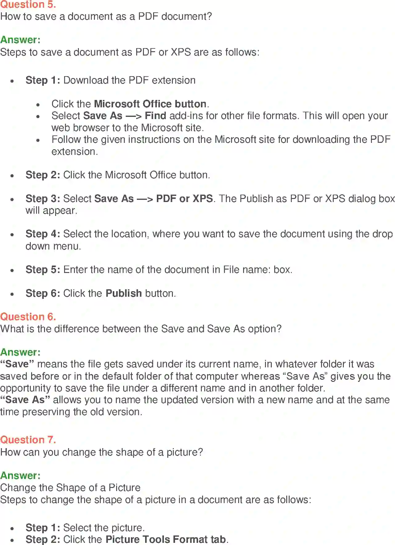 NCERT-Solution-Class-9-Foundation-of-Information-Technology-MSWord-2007-Basics-1205-page-4