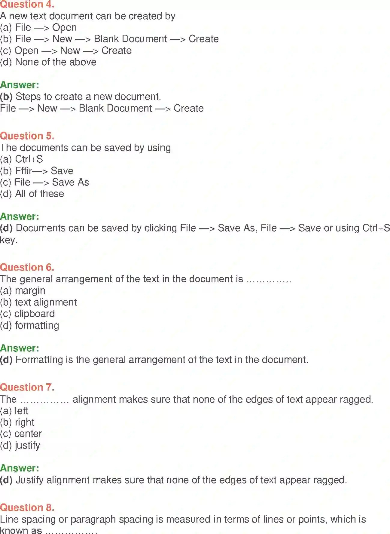 NCERT-Solution-Class-9-Foundation-of-Information-Technology-MSWord-2007-Basics-3377-page-13
