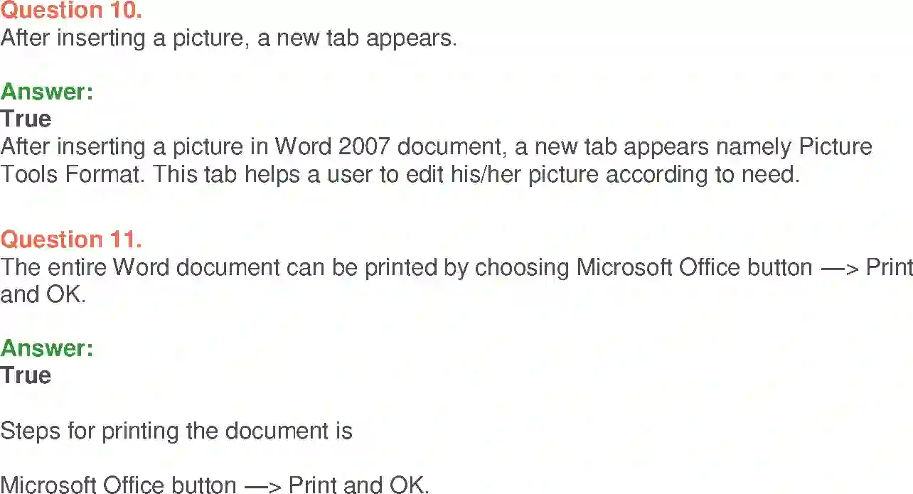 NCERT-Solution-Class-9-Foundation-of-Information-Technology-MSWord-2007-Basics-3377-page-19