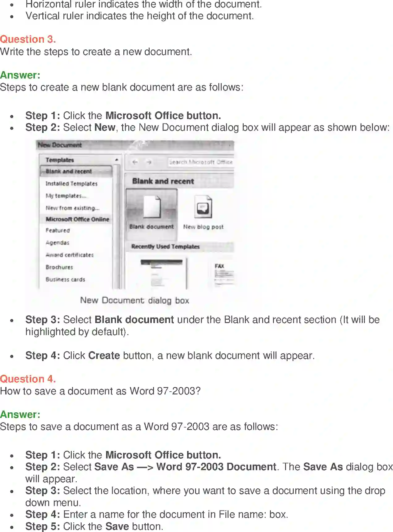NCERT-Solution-Class-9-Foundation-of-Information-Technology-MSWord-2007-Basics-3377-page-3