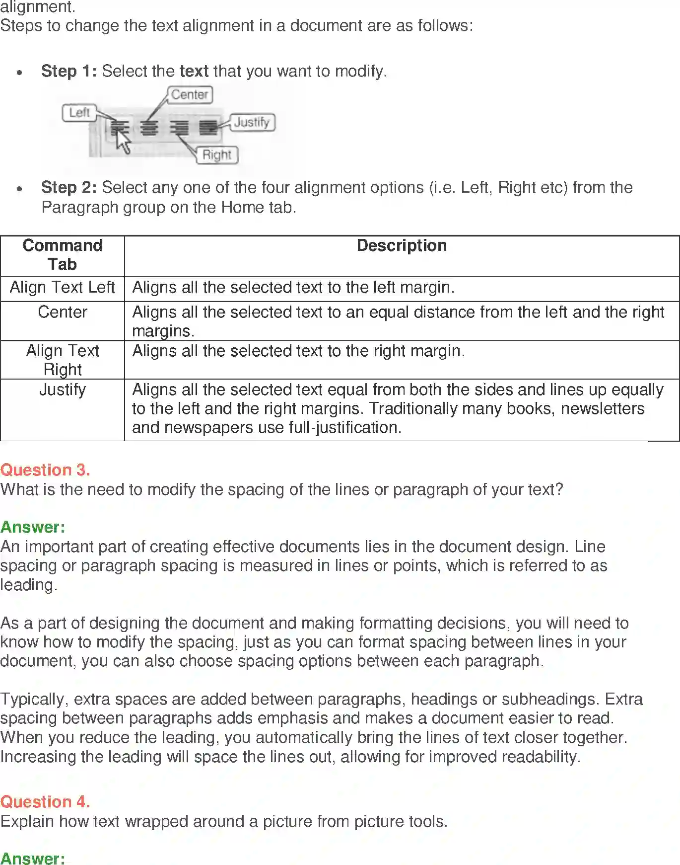 NCERT-Solution-Class-9-Foundation-of-Information-Technology-MSWord-2007-Basics-3377-page-6