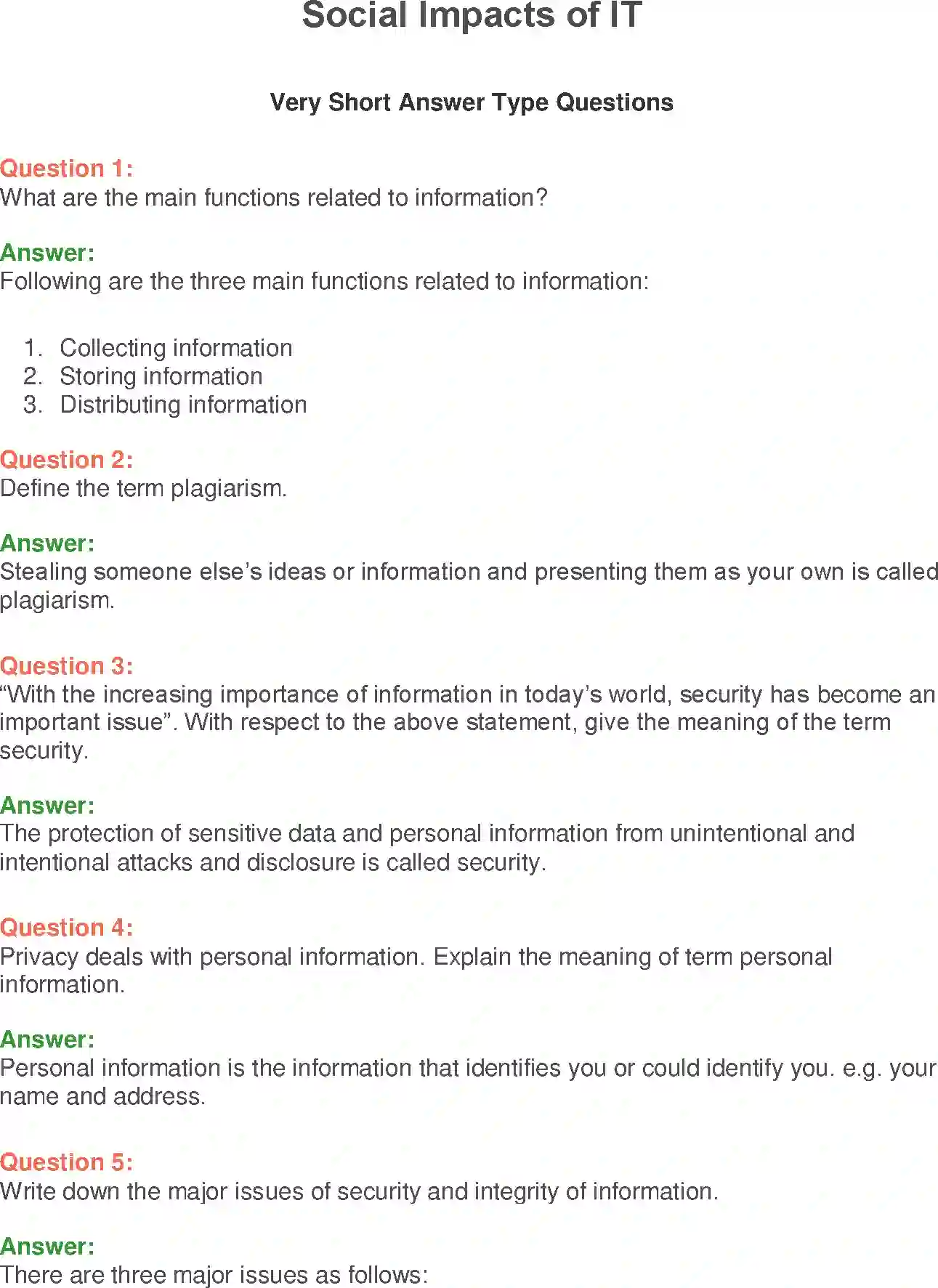 NCERT-Solution-Class-9-Foundation-of-Information-Technology-Social-Impacts-of-IT-3381-page-1