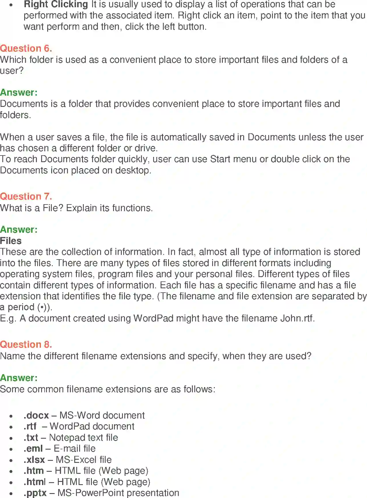 NCERT-Solution-Class-9-Foundation-of-Information-Technology-Windows-Operating-System-3376-page-10