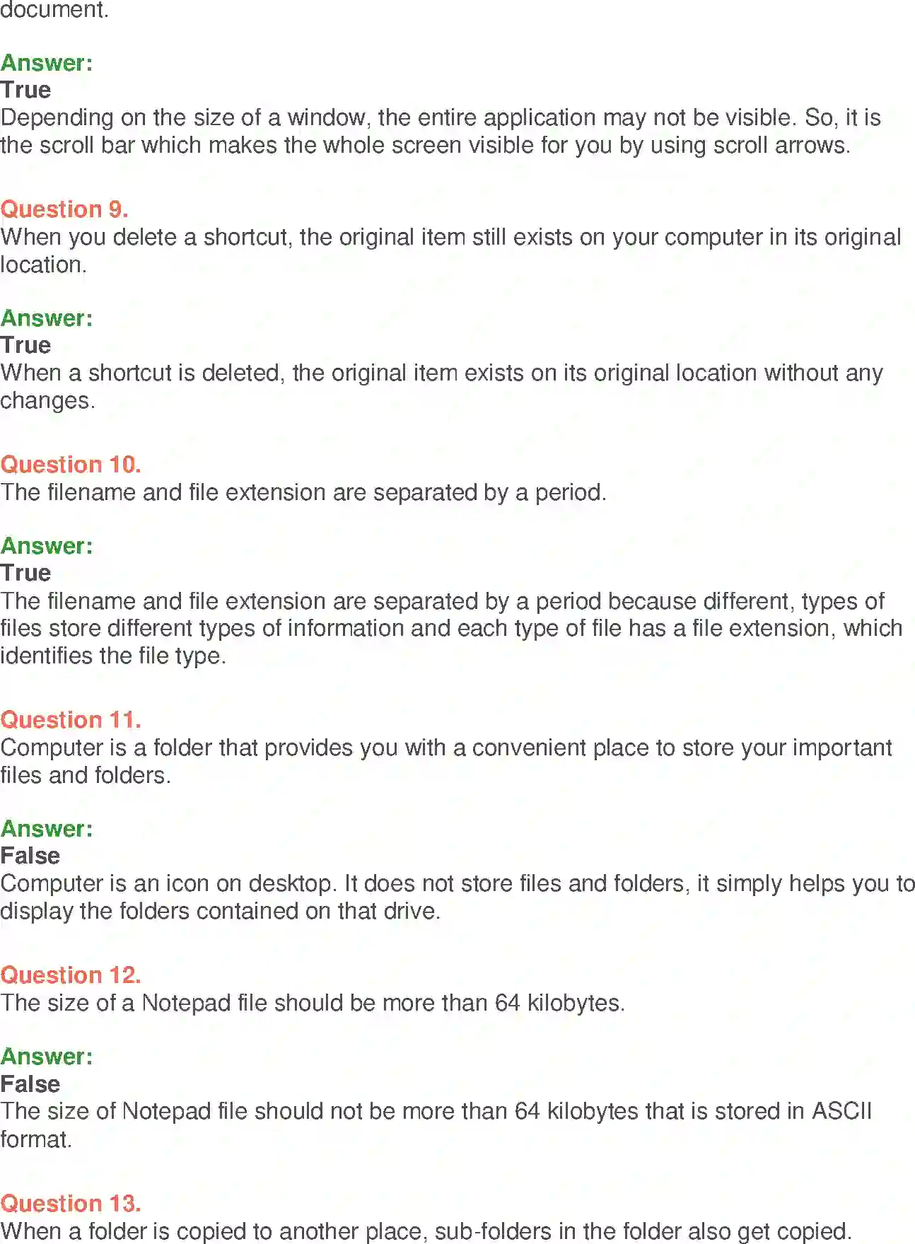 NCERT-Solution-Class-9-Foundation-of-Information-Technology-Windows-Operating-System-3376-page-21