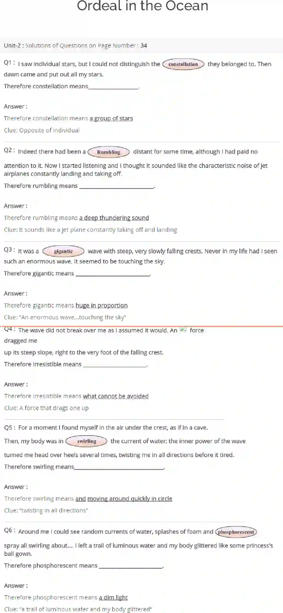 NCERT-Solution-Class-9-Main-Course-MCB-Ordeal-in-the-Ocean-1166-page-1