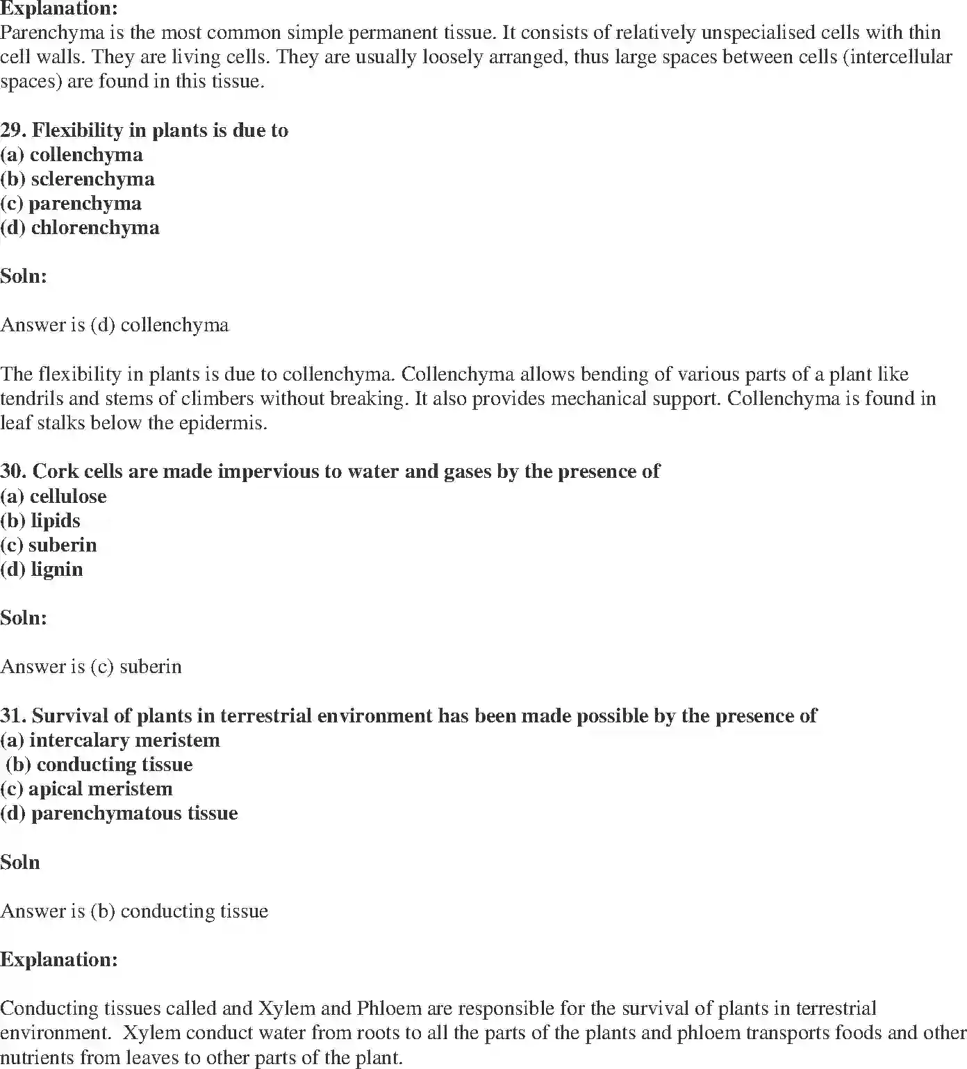 NCERT-Solution-Class-9-Science-Exemplar-Tissues-Exemplar-1229-page-10