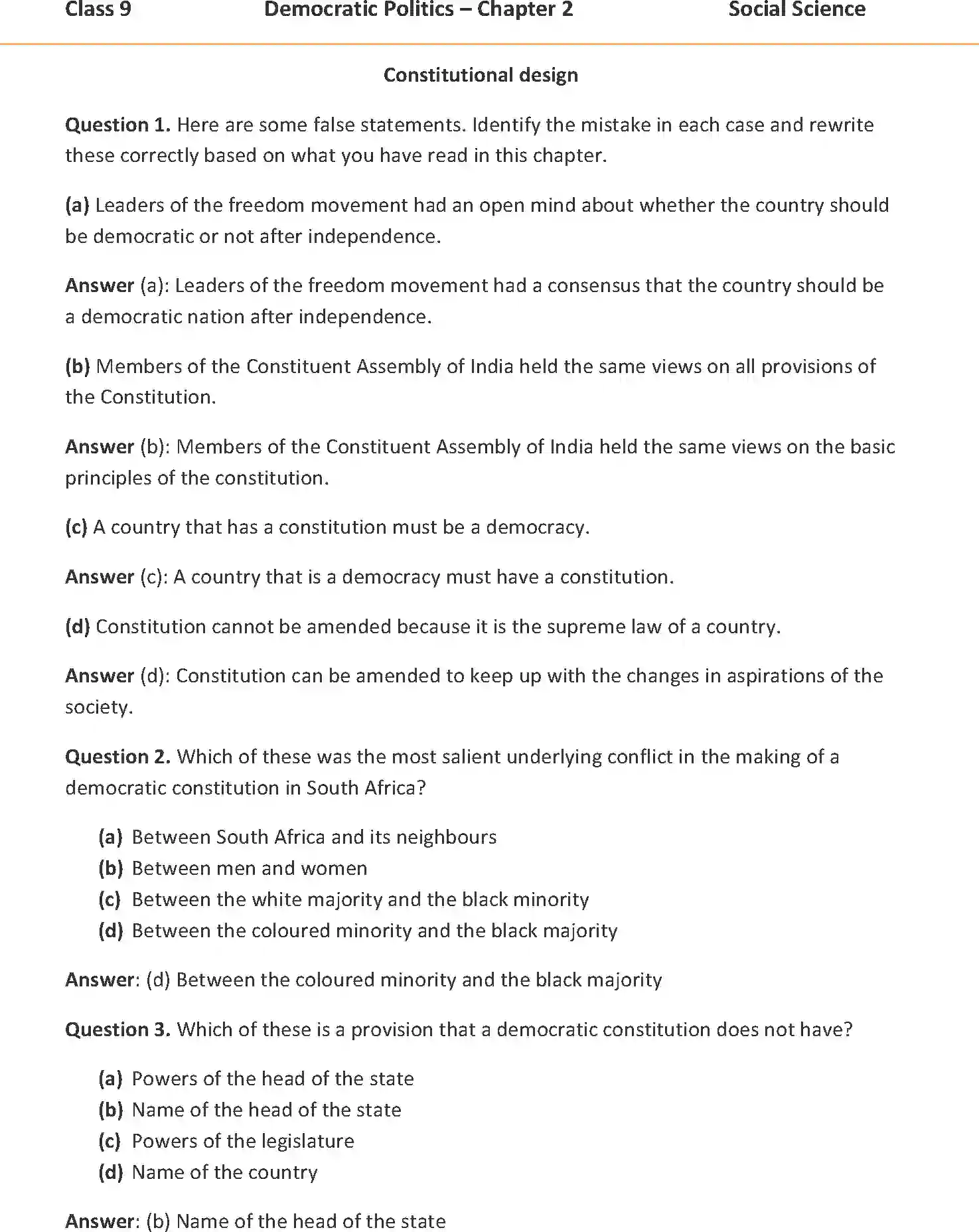 NCERT-Solution-Class-9-Social-Science-Constitutional-Design-3248-page-1