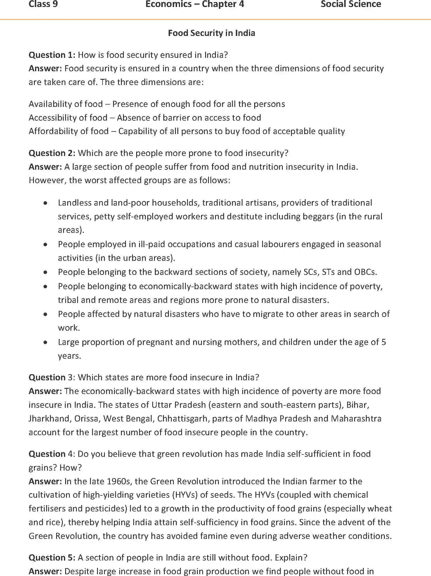 NCERT-Solution-Class-9-Social-Science-Food-Security-In-India-3232-page-1
